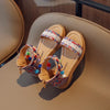 JGSHOWKITO Ethnic Style Gladiator Sandals for Girls 4-6Y