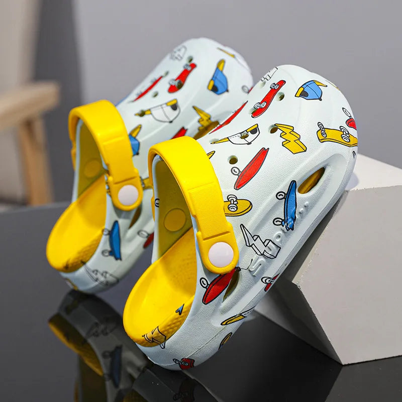 Kids' REAKSMEY PU Leather Summer Sandals - Breathable & Soft