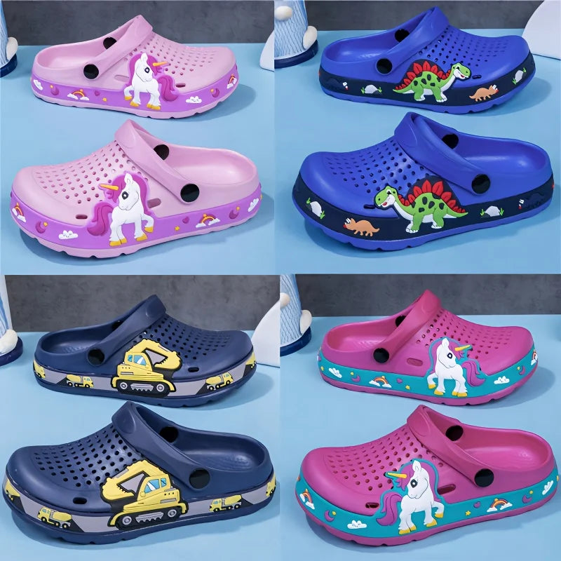 Cute Summer Kids Clogs - Girls' EVA Slippers for Indoor & Outdoor Fun