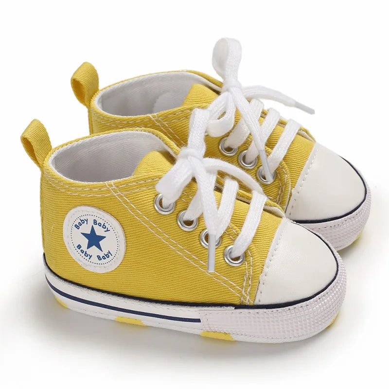 MUPLYC Baby Canvas Classic Sneakers for First Walkers