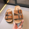 UOSUC Kids Cork Slippers - Summer Slip-On Sandals for Boys and Girls