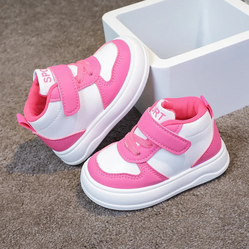 Fashion Kids High Top Sneakers - Breathable Non-slip Casual Shoes