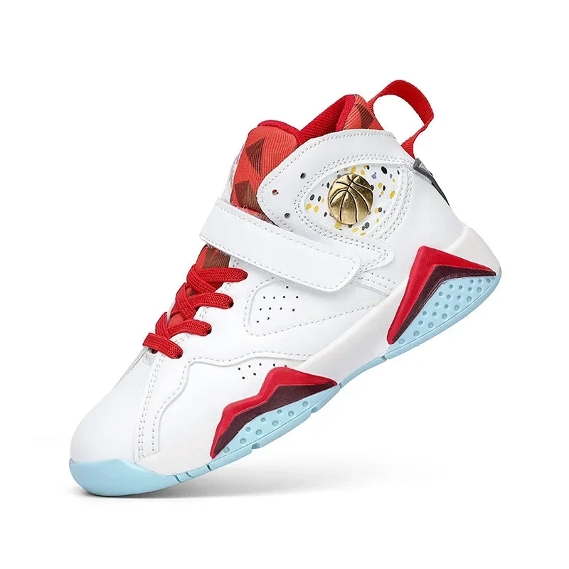 ROMSUNS Kids' Breathable Summer High Top Sneakers with Velcro