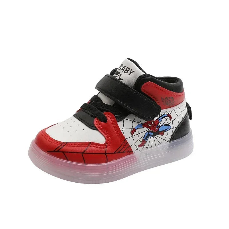 Aoger Spiderman LED Light Shoes for Kids