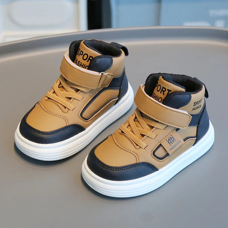 TenisBrand Kids Casual Sneakers - Stylish Hook & Loop Shoes for Boys and Girls