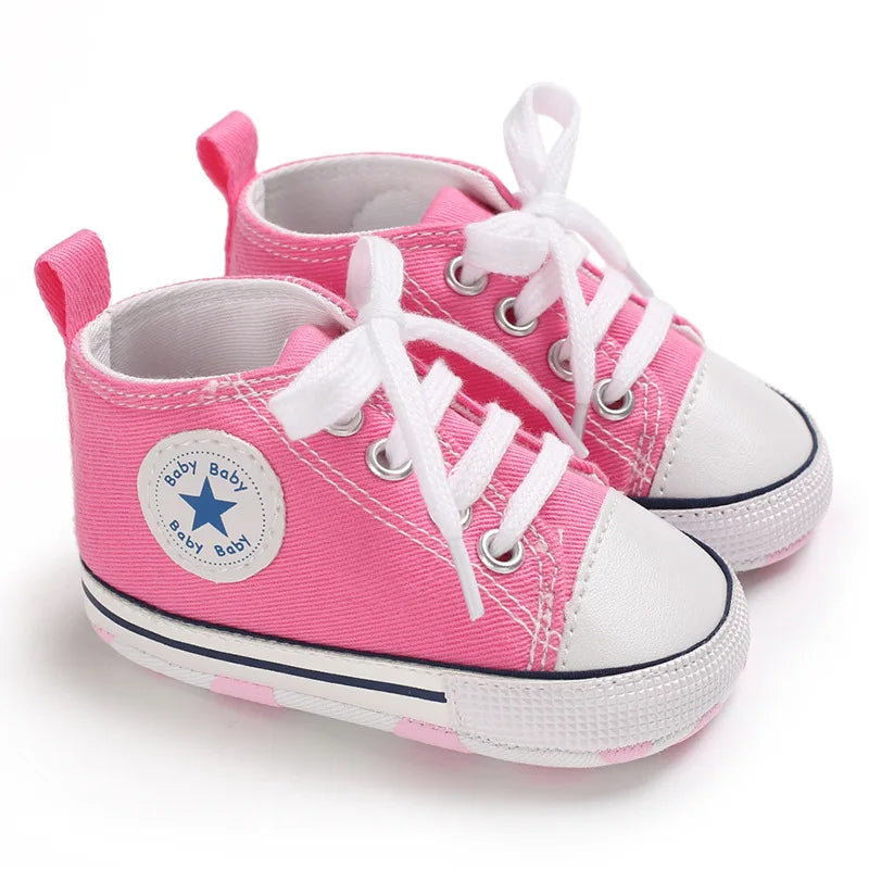 MUPLYC Baby Canvas Classic Sneakers for First Walkers