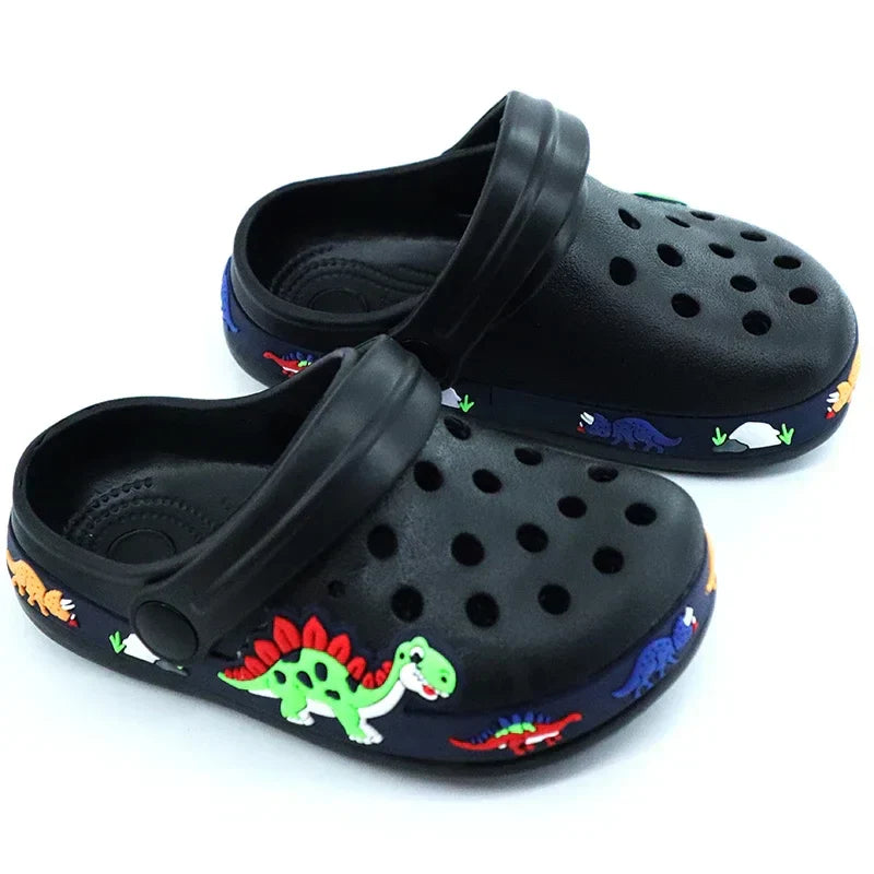 NoEnName_Null Cartoon Clogs for Kids - Breathable Summer Sandals