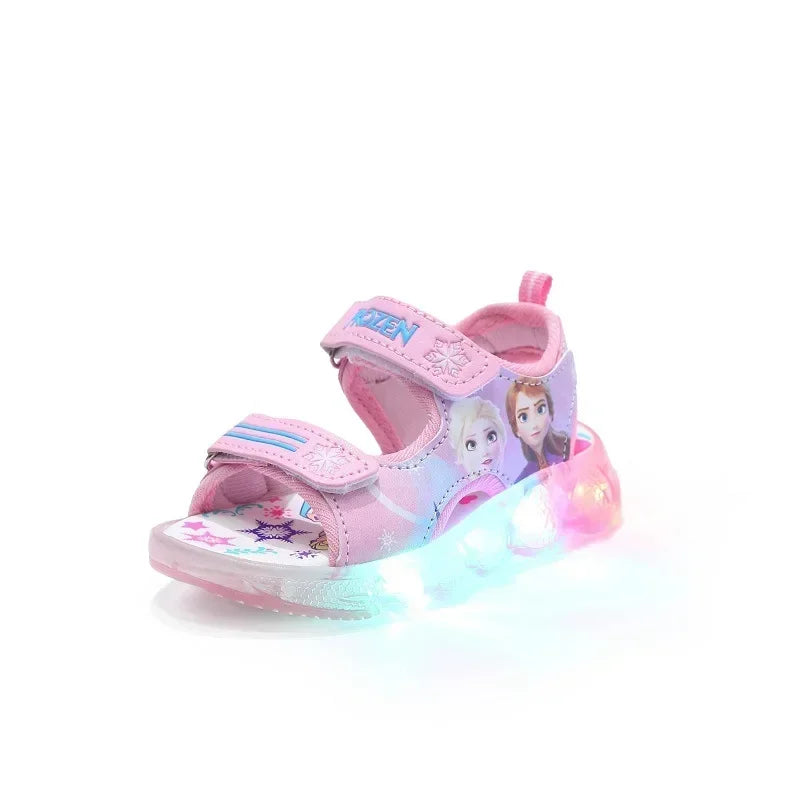 Frozen Elsa Light-Up Sports Sandals for Kids