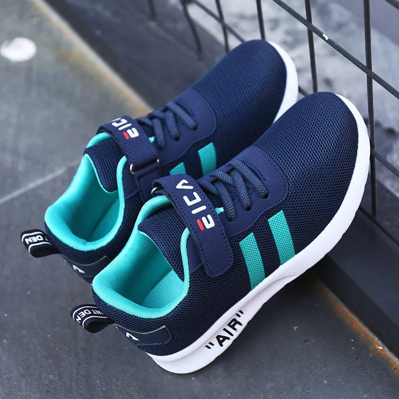 Fashion Kids Casual Sneakers - Breathable Mesh Sports Shoes
