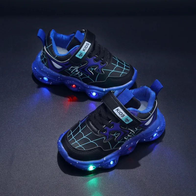 LED Casual Sneakers Red & Black