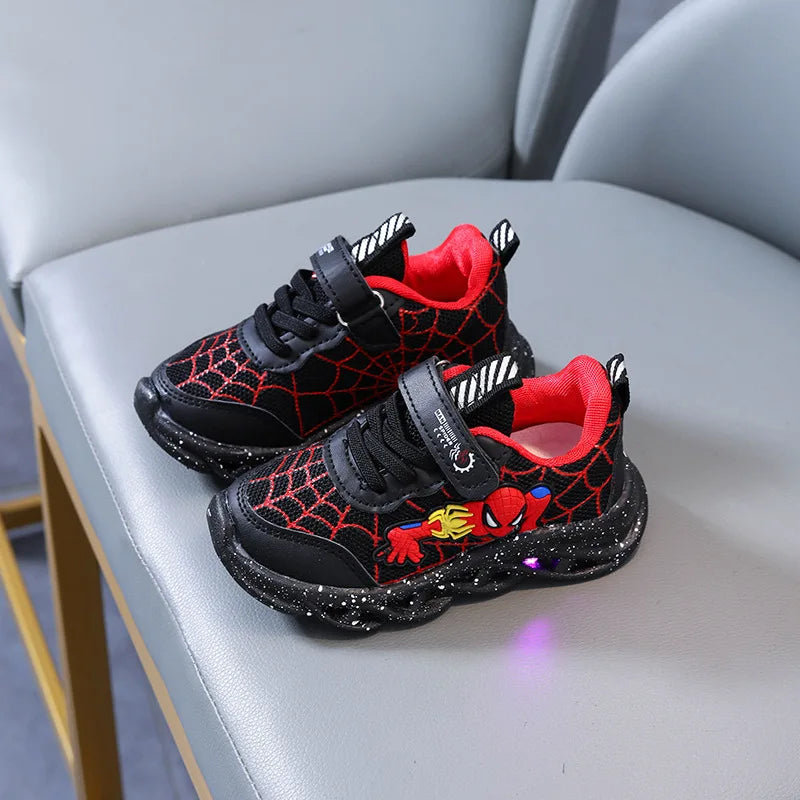 Kids Spider-Man LED Sport Shoes