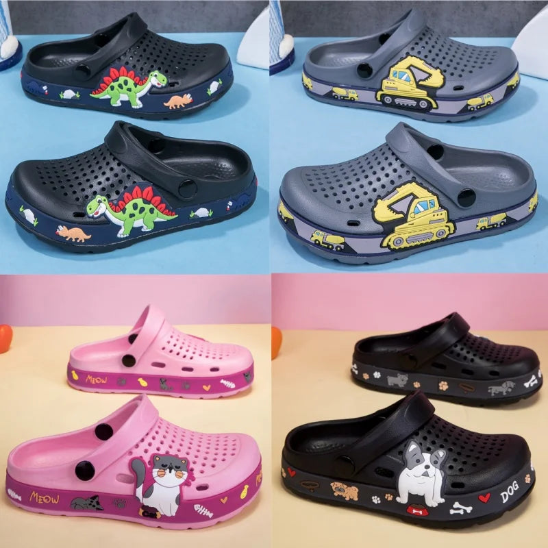 Cute Summer Kids Clogs - Girls' EVA Slippers for Indoor & Outdoor Fun