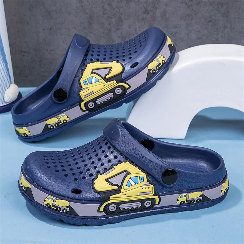 Cute Summer Kids Clogs - Girls' EVA Slippers for Indoor & Outdoor Fun