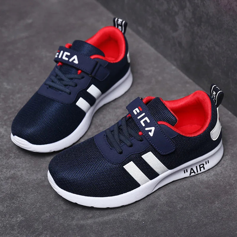 Fashion Kids Casual Sneakers - Breathable Mesh Sports Shoes