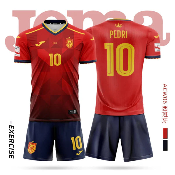 Homer Kids Soccer Training Jersey and Shorts Set