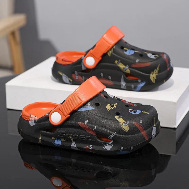 Kids' REAKSMEY PU Leather Summer Sandals - Breathable & Soft