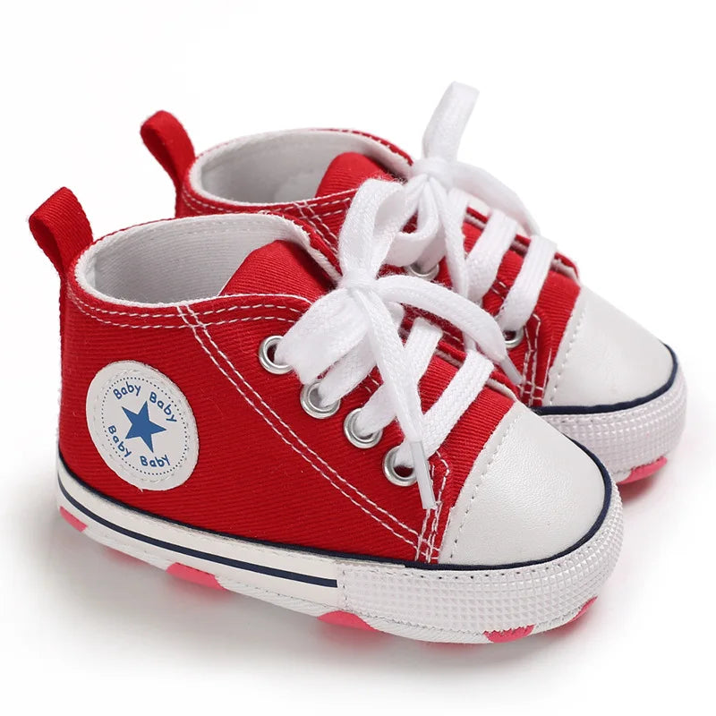 MUPLYC Baby Canvas Classic Sneakers for First Walkers