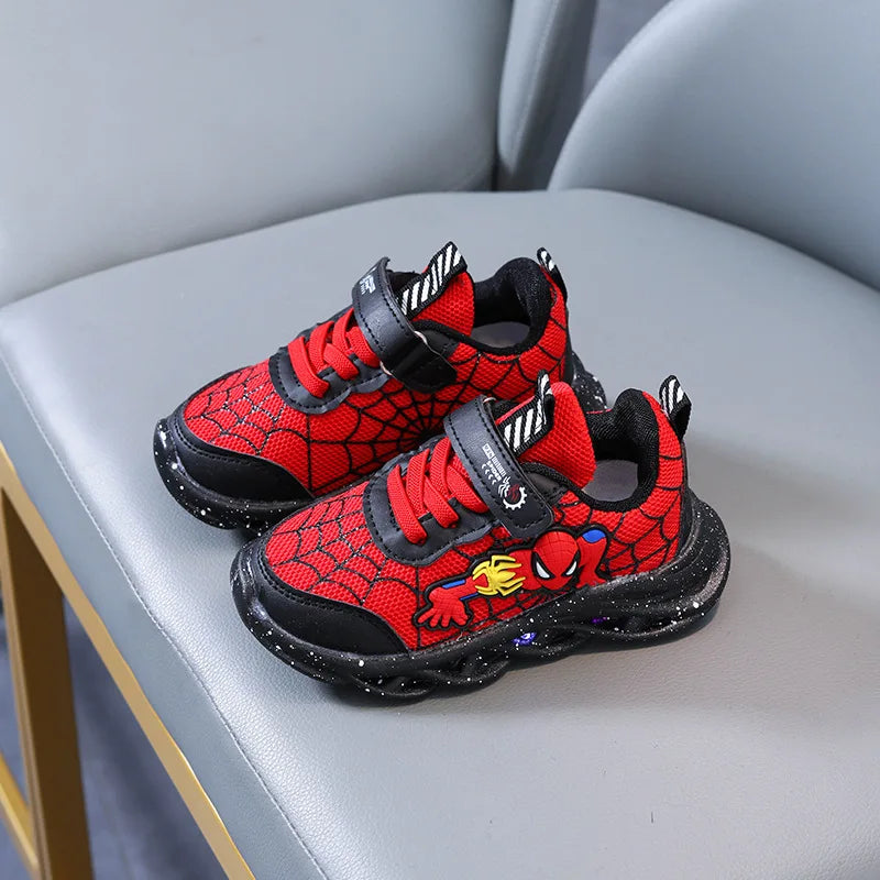 Kids Spider-Man LED Sport Shoes