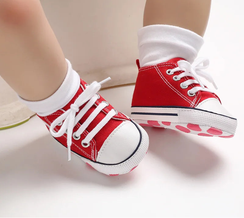MUPLYC Baby Canvas Classic Sneakers for First Walkers