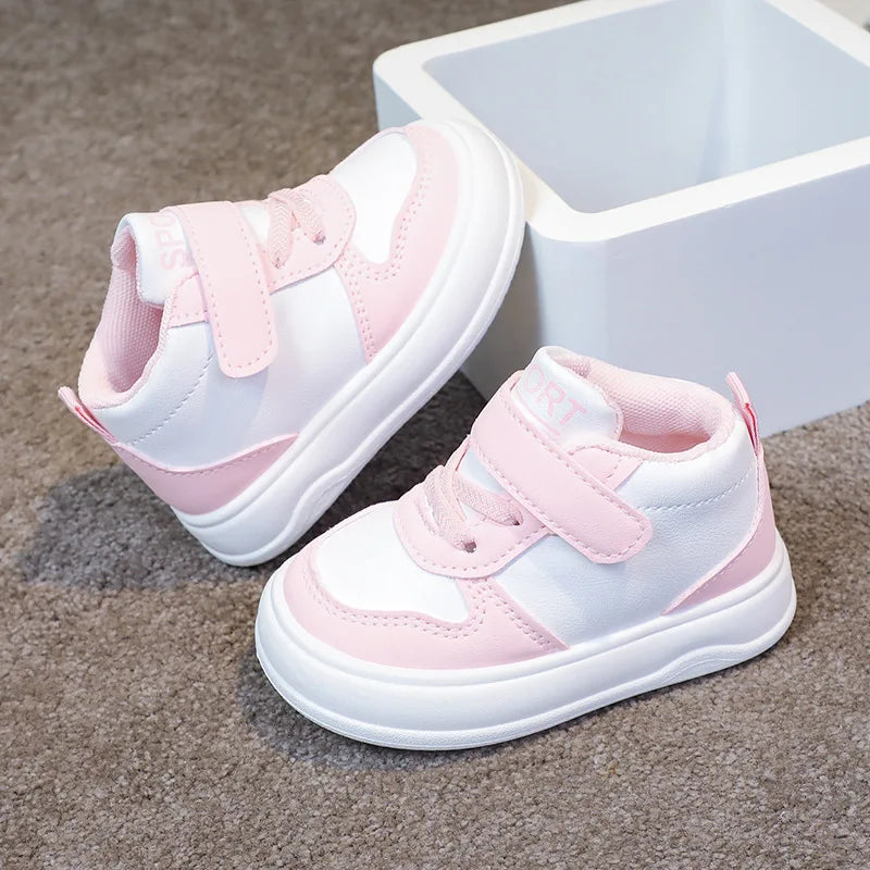 Fashion Kids High Top Sneakers - Breathable Non-slip Casual Shoes