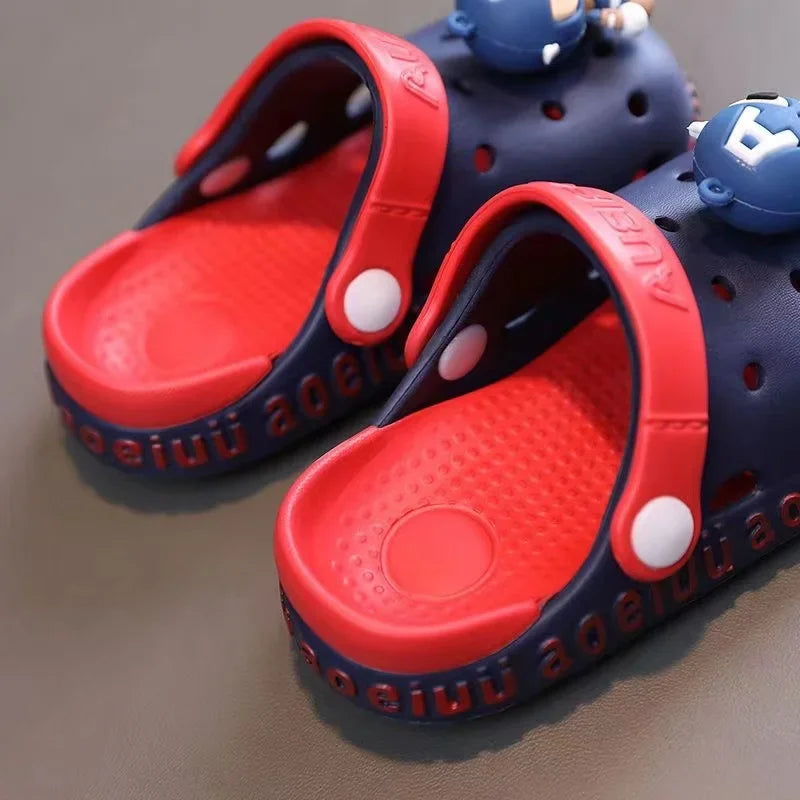 Disney Kids Cartoon Sandals - Captain America & Spiderman