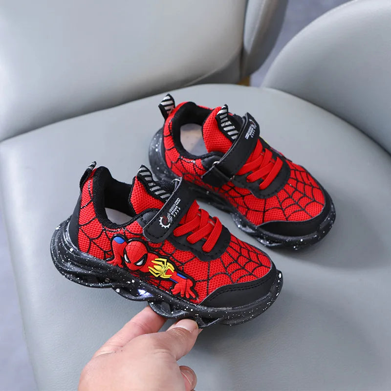 Kids Spider-Man LED Sport Shoes