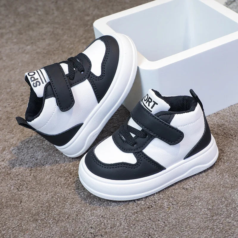 Fashion Kids High Top Sneakers - Breathable Non-slip Casual Shoes