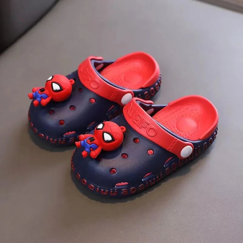 Disney Kids Cartoon Sandals - Captain America & Spiderman