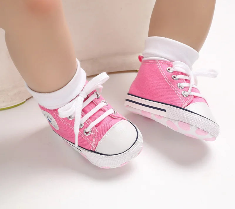 MUPLYC Baby Canvas Classic Sneakers for First Walkers