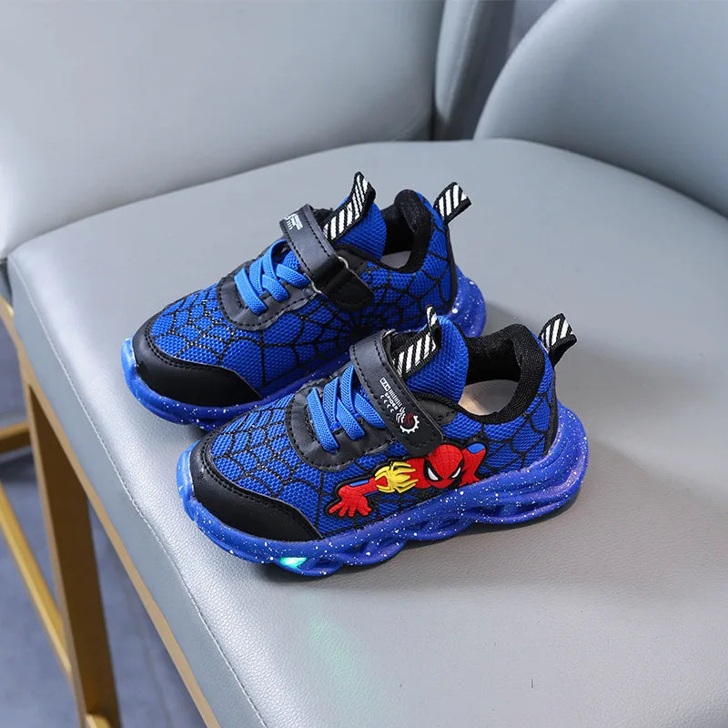 Kids Spider-Man LED Sport Shoes
