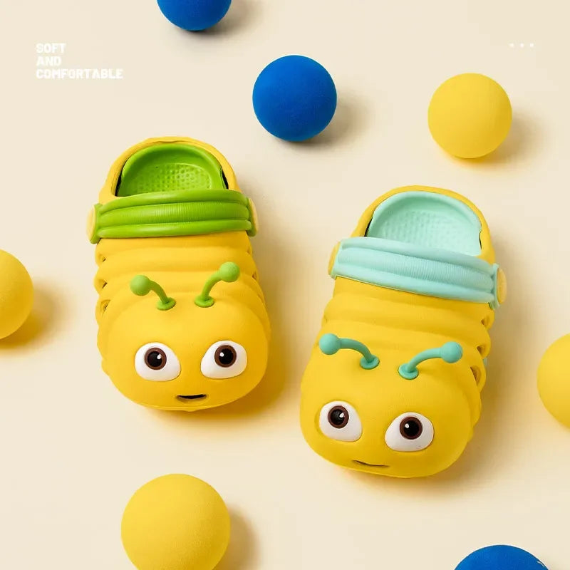 Cute Caterpillar Kids Slippers for Boys and Girls