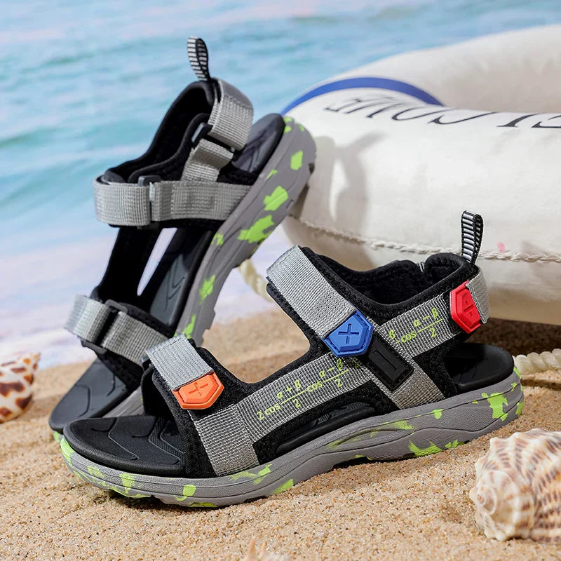 HJSUNFORYOU Lightweight Non-Slip Summer Sandals for Kids