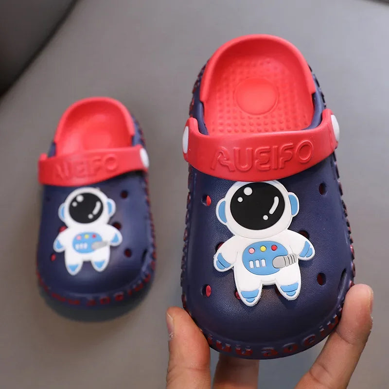 Disney Kids Cartoon Sandals - Captain America & Spiderman