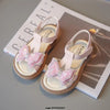 Girls' Summer Beach Sandals with Slip-Resistant Sole