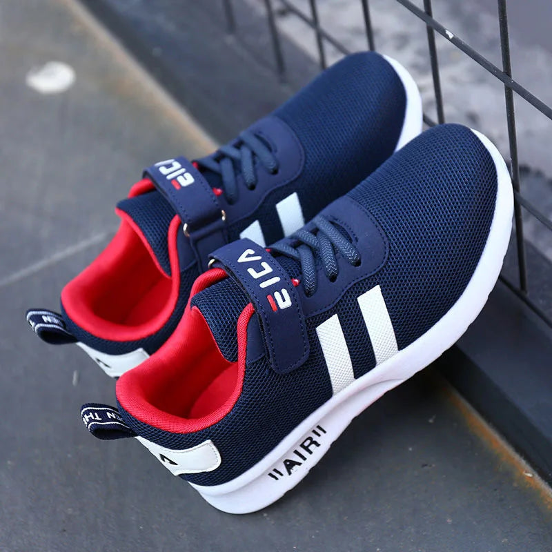 Fashion Kids Casual Sneakers - Breathable Mesh Sports Shoes