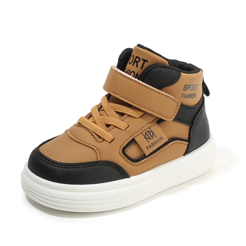 TenisBrand Kids Casual Sneakers - Stylish Hook & Loop Shoes for Boys and Girls