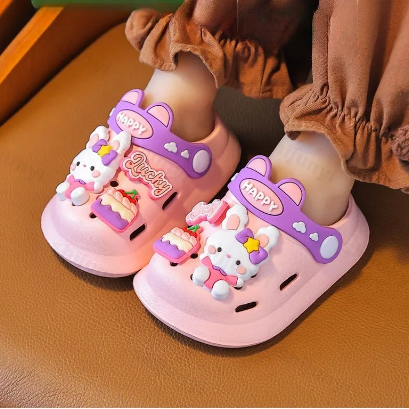 Cute Cartoon DIY Clogs for Kids - Summer Beach Slippers