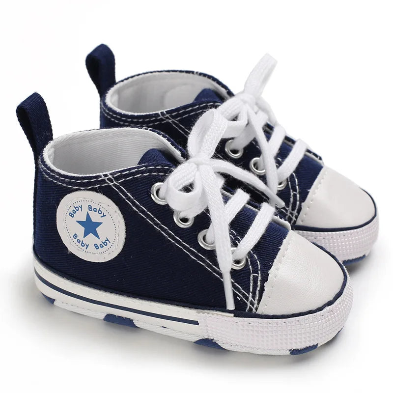 MUPLYC Baby Canvas Classic Sneakers for First Walkers
