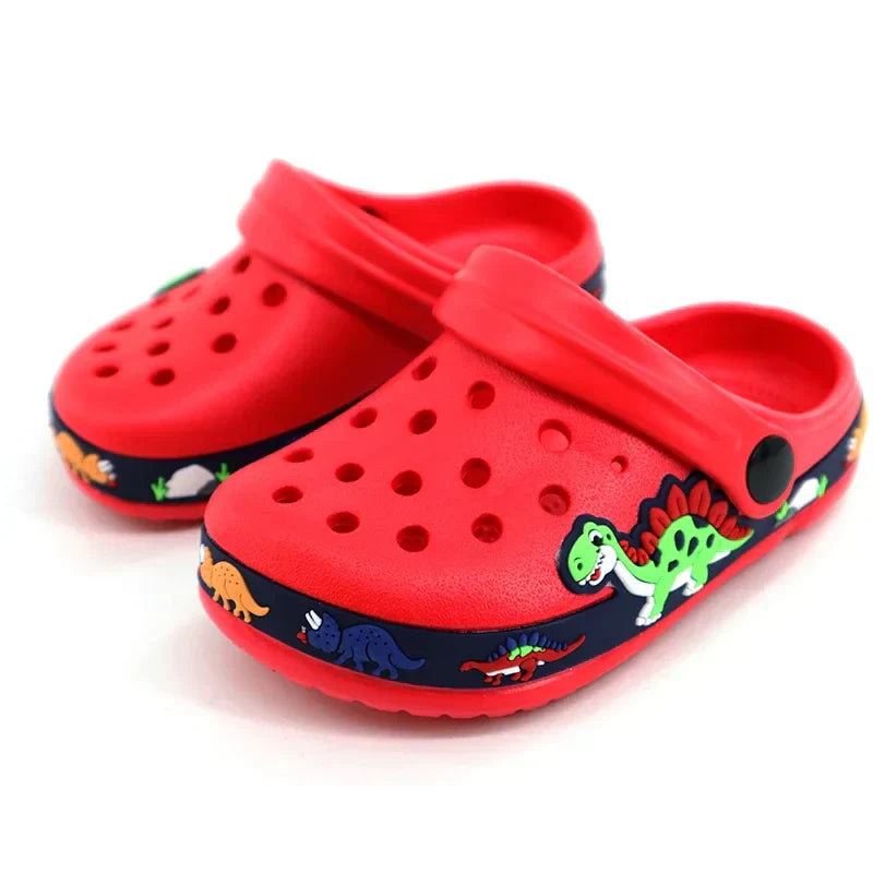 NoEnName_Null Cartoon Clogs for Kids - Breathable Summer Sandals