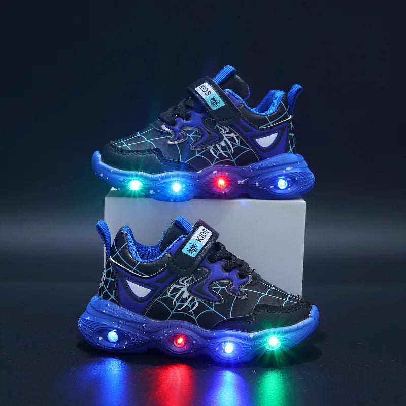 LED Casual Sneakers Red & Black