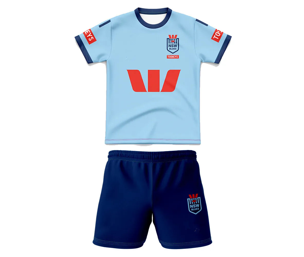 Customizable NSW Rugby Jersey Set for Kids (Ages 3-13)