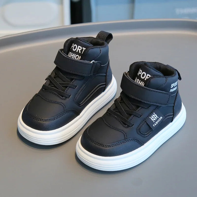 TenisBrand Kids Casual Sneakers - Stylish Hook & Loop Shoes for Boys and Girls