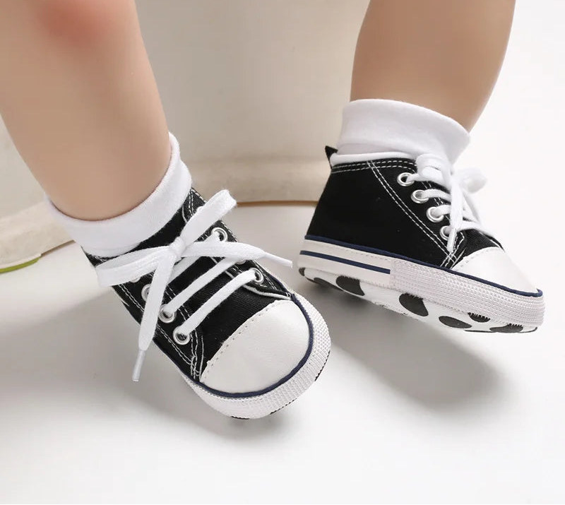 MUPLYC Baby Canvas Classic Sneakers for First Walkers