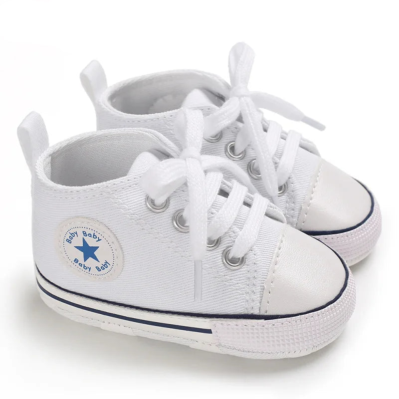 MUPLYC Baby Canvas Classic Sneakers for First Walkers