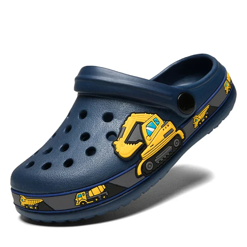 NoEnName_Null Cartoon Clogs for Kids - Breathable Summer Sandals