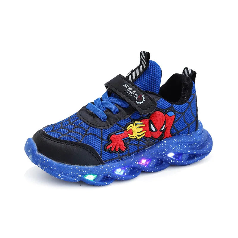 Kids Spider-Man LED Sport Shoes