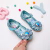 MINISOC Frozen Elsa Soft Sole Sandals for Girls
