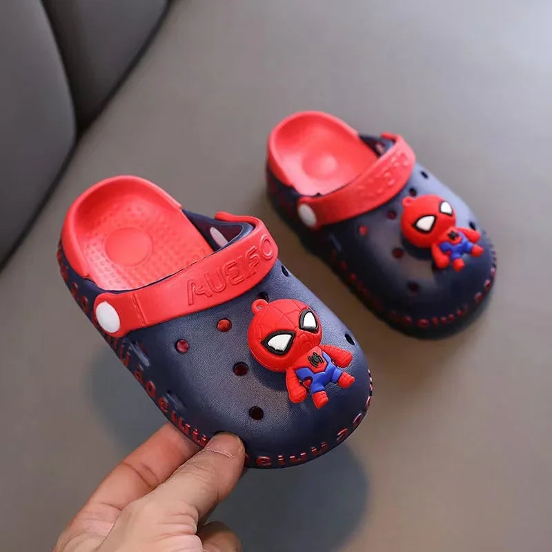 Disney Kids Cartoon Sandals - Captain America & Spiderman