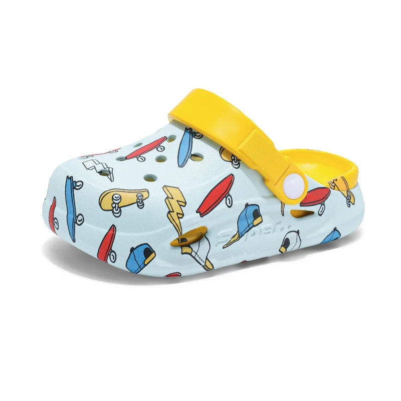 Kids' REAKSMEY PU Leather Summer Sandals - Breathable & Soft