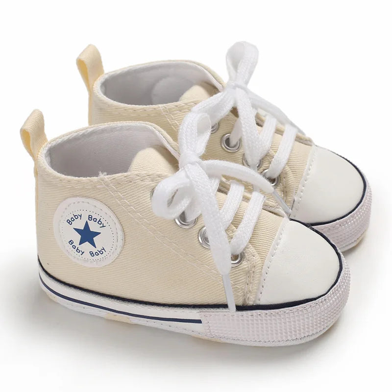 MUPLYC Baby Canvas Classic Sneakers for First Walkers